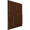 Ekena Millwork 19 5/8in. W x 19 5/8in. H Gomez EnduraWall Decorative 3D Wall Panel Covers 2.67 Sq. Ft. WP20X20GODRU - alternate 5